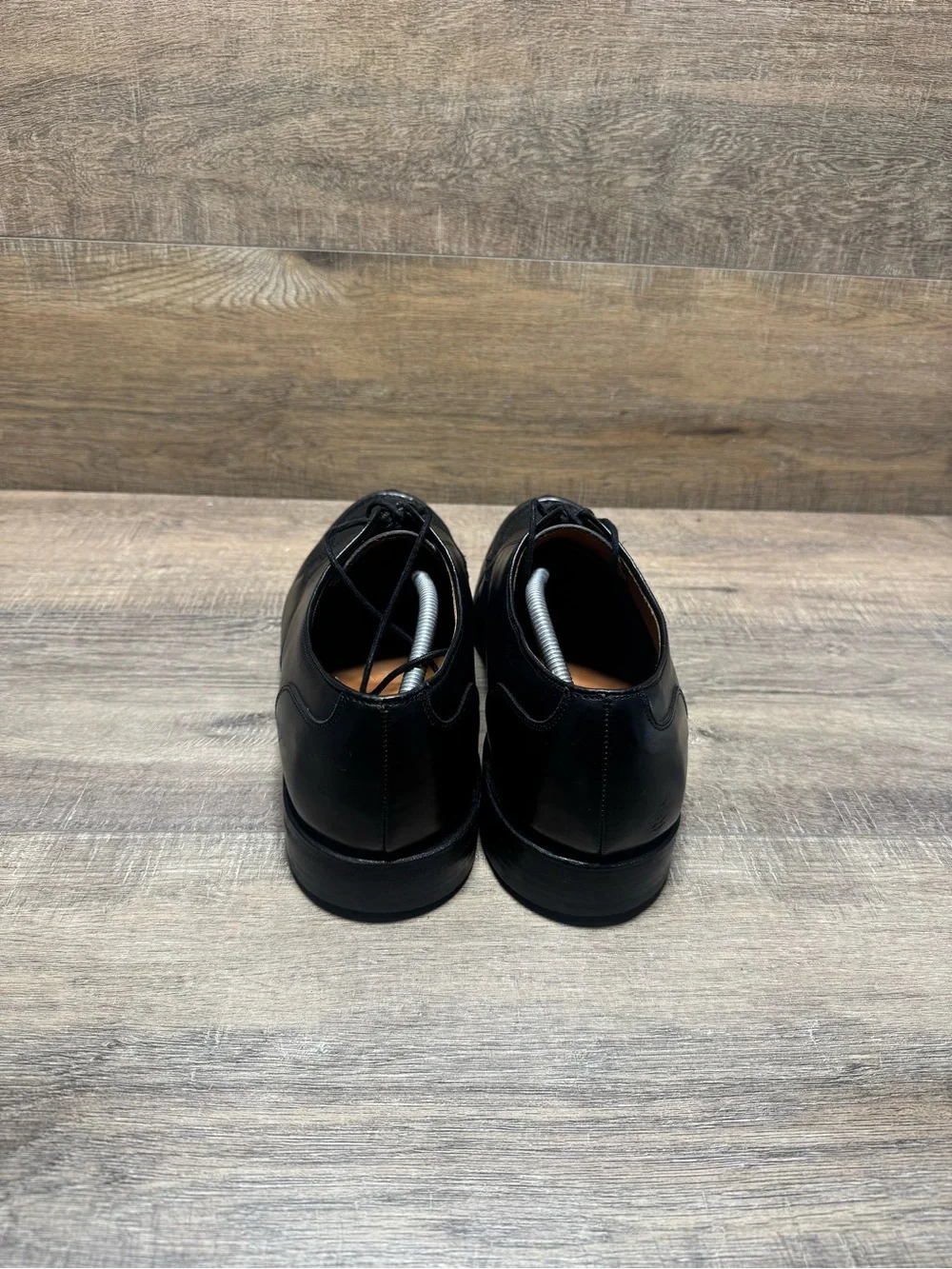 Allen Edmonds Black Leather Derby Shoes